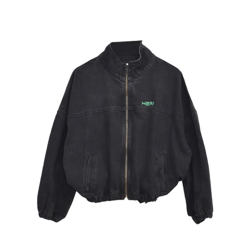 GENERICO - CASACA JEAN HERA UNISEX NEGRO