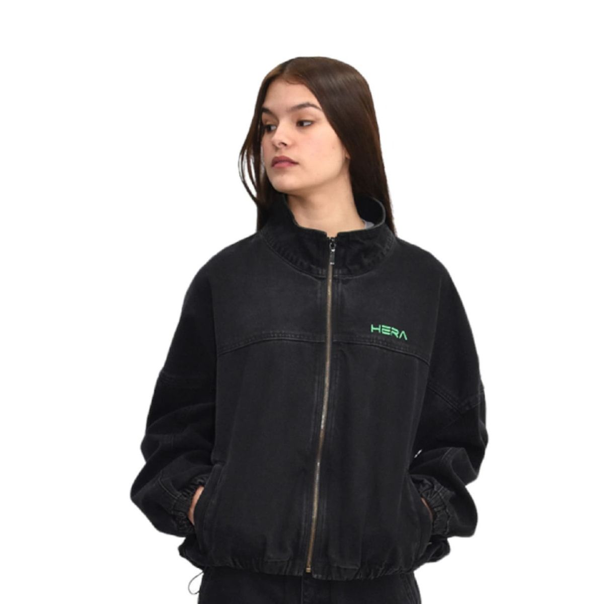 GENERICO - CASACA JEAN HERA UNISEX NEGRO