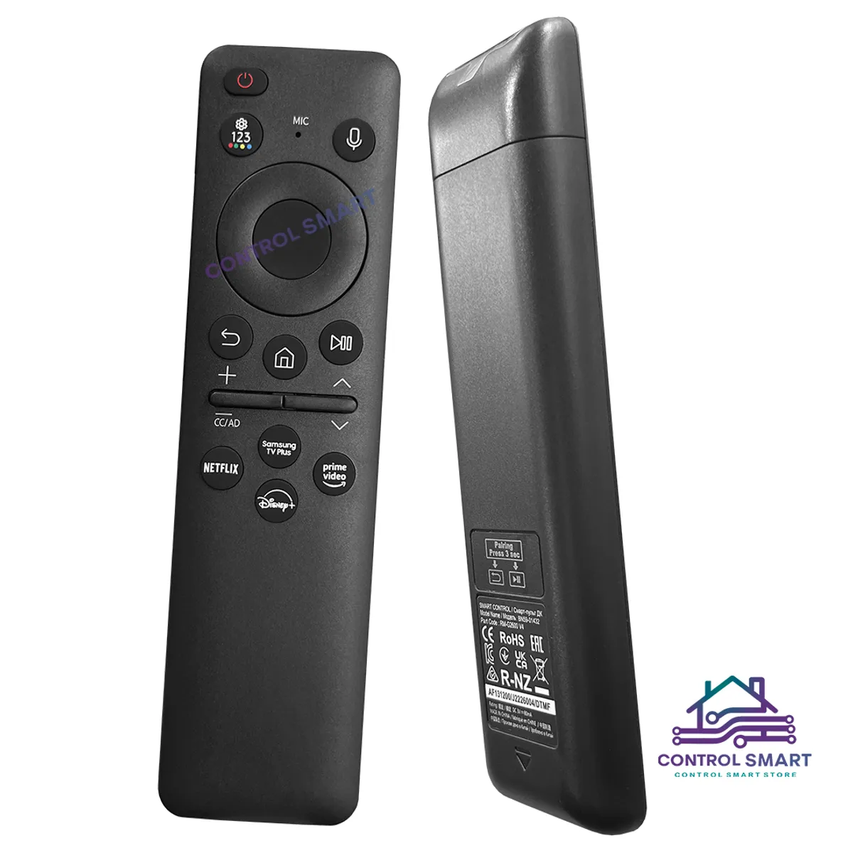 GENERICO - control remoto samsung con mando de voz y acceso directo a apps