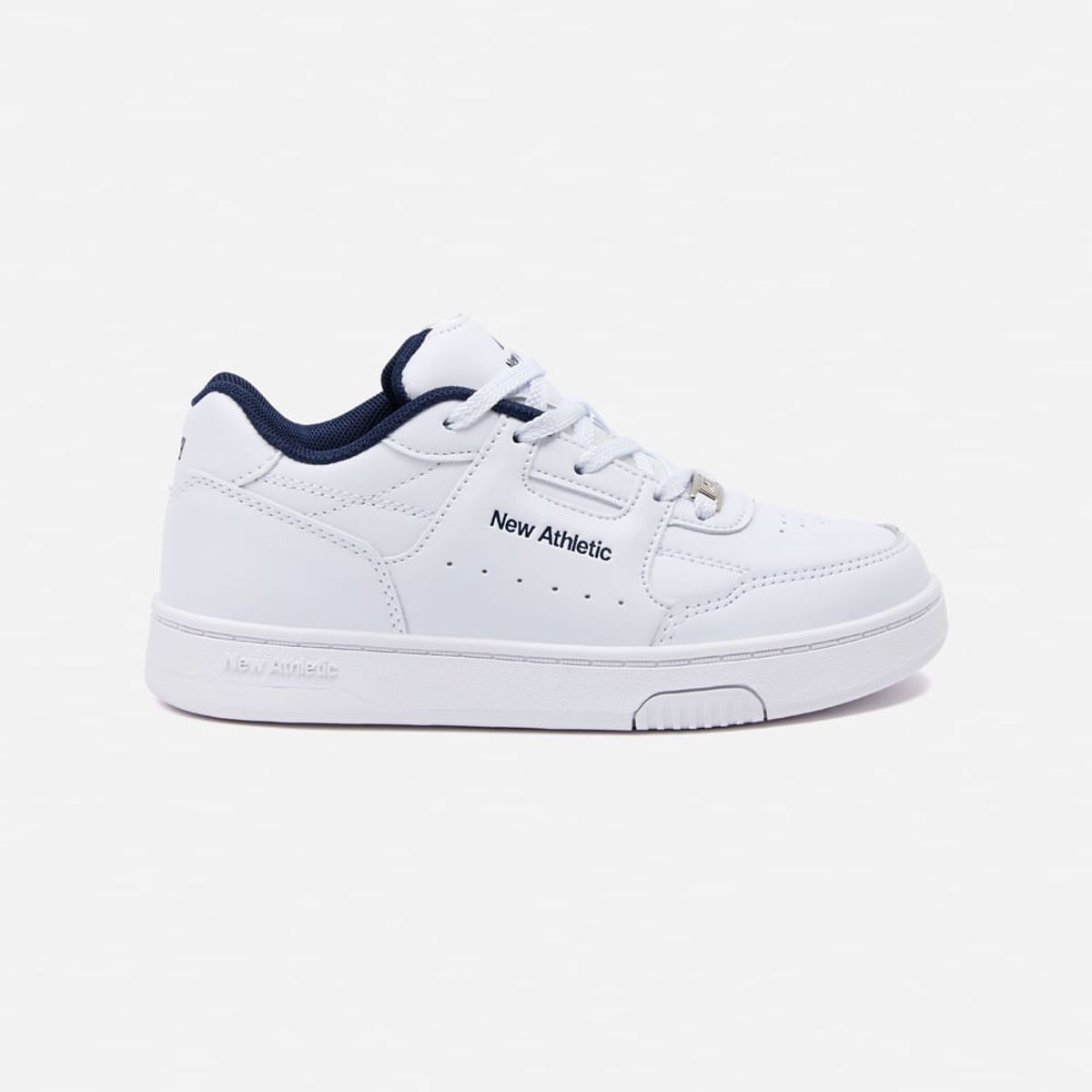 NEW ATHLETIC - Zapatillas New Athletic Skateboarding Cult87 Teens Blanco Con Azul Oscuro Niño