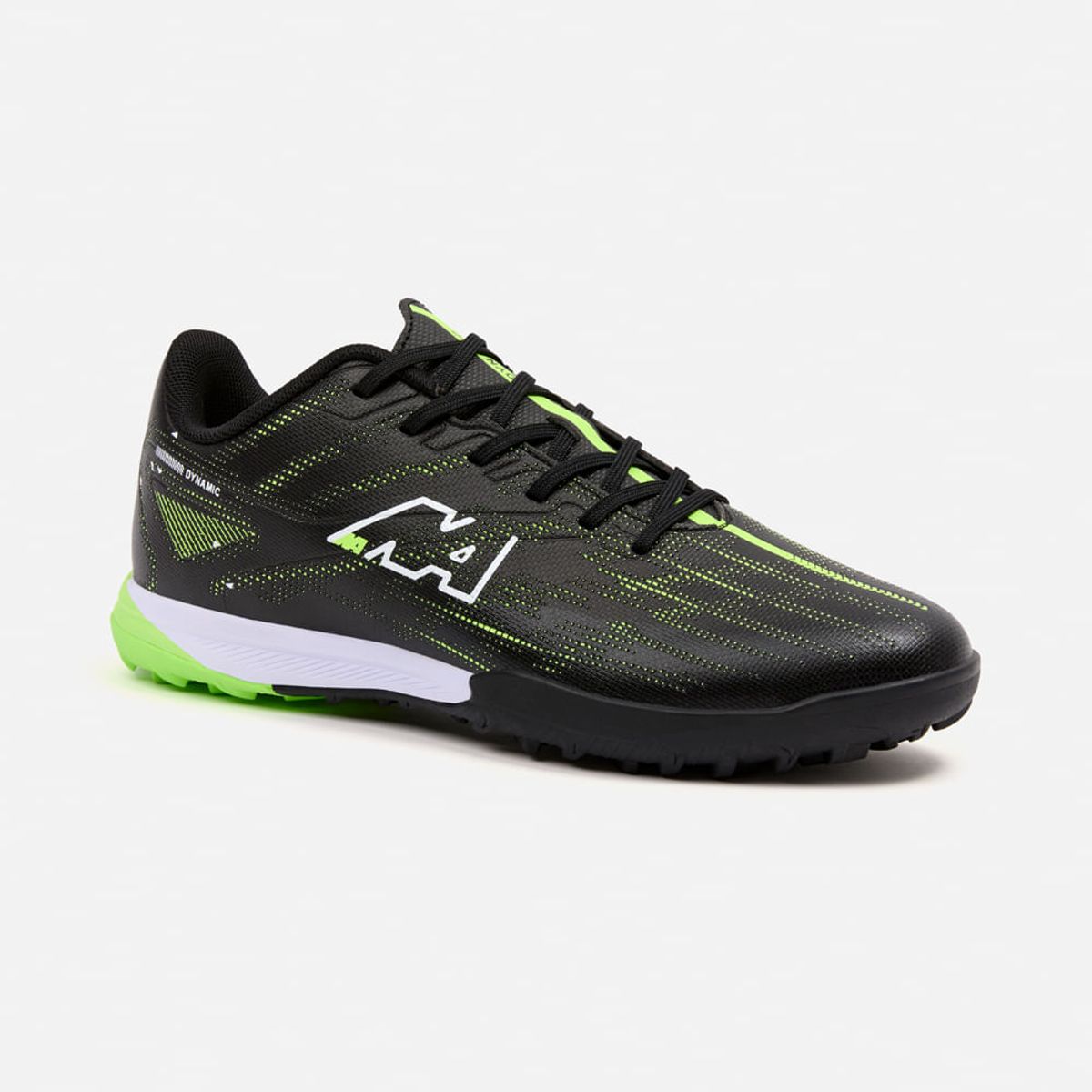 NEW ATHLETIC - Zapatillas New Athletic Football Dynamic114 Negro Con Verde Neón Hombre