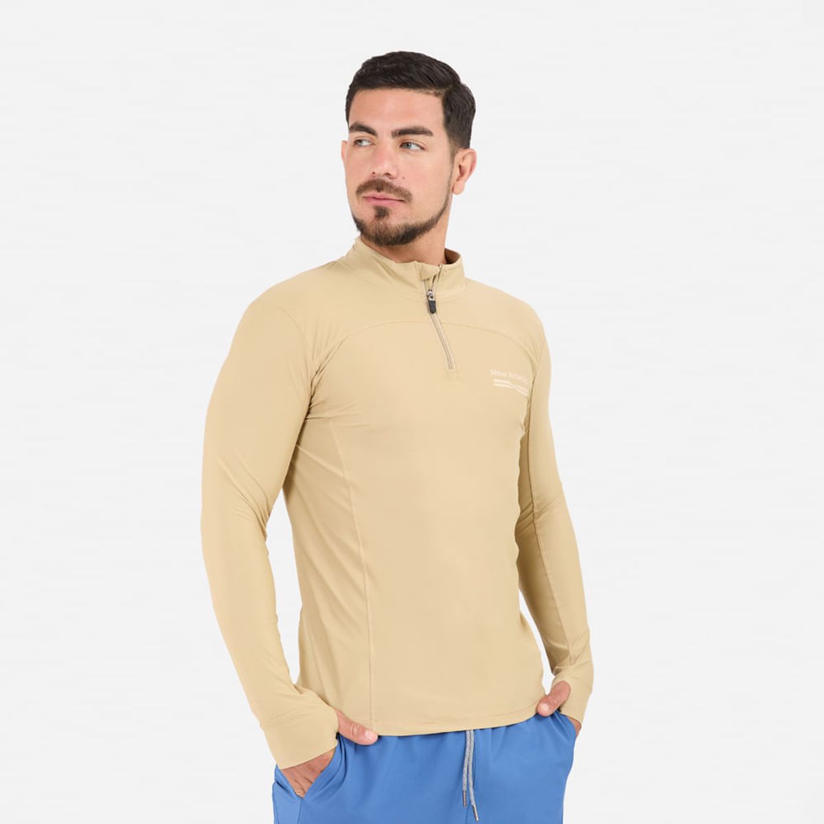 NEW ATHLETIC - Polo Ml New Athletic Jeffer Beige Hombre