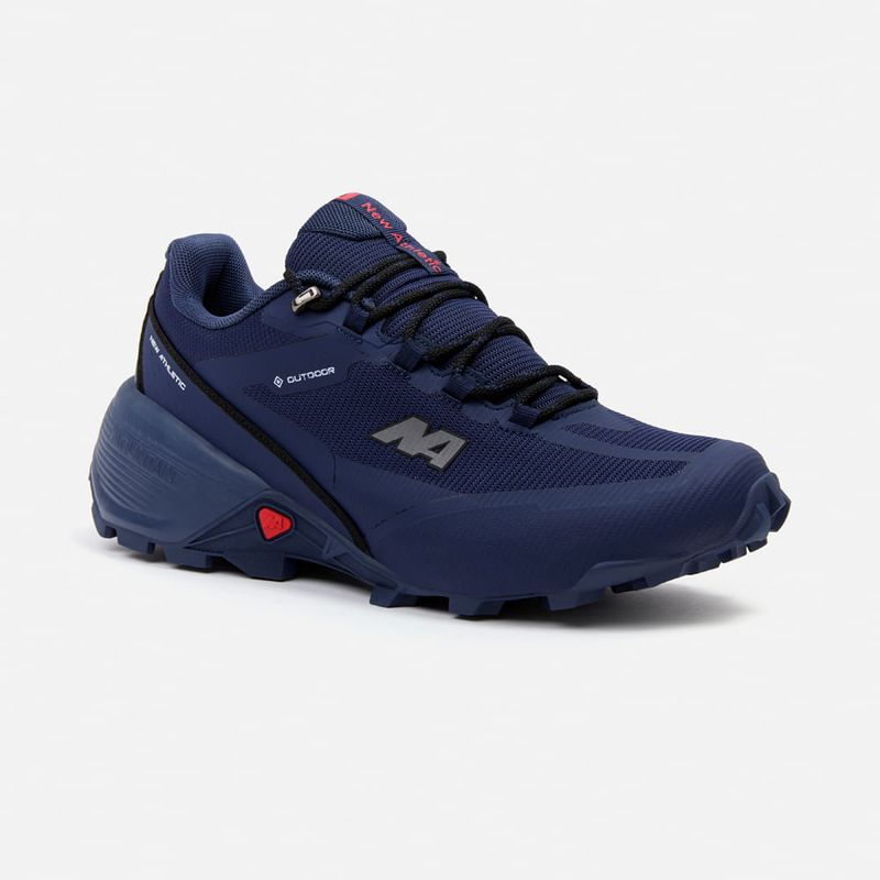 NEW ATHLETIC - Zapatillas New Athletic Outdoor Mountain68 Azul Oscuro Con Negro Hombre