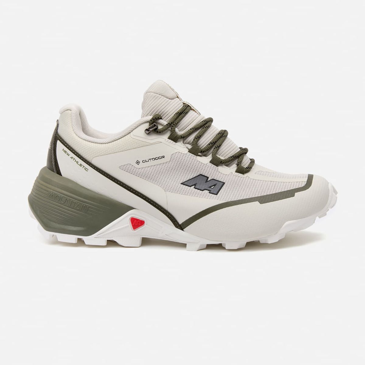 NEW ATHLETIC - Zapatillas New Athletic Outdoor Mountain68 Crema Con Verde Militar Hombre