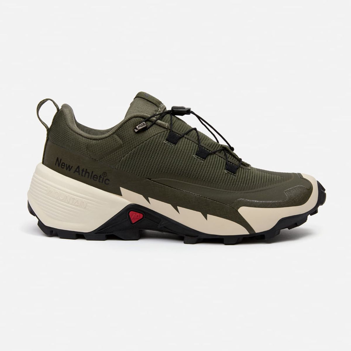 NEW ATHLETIC - Zapatillas New Athletic Outdoor Mountain59 Verde Olivo Con Crema Hombre