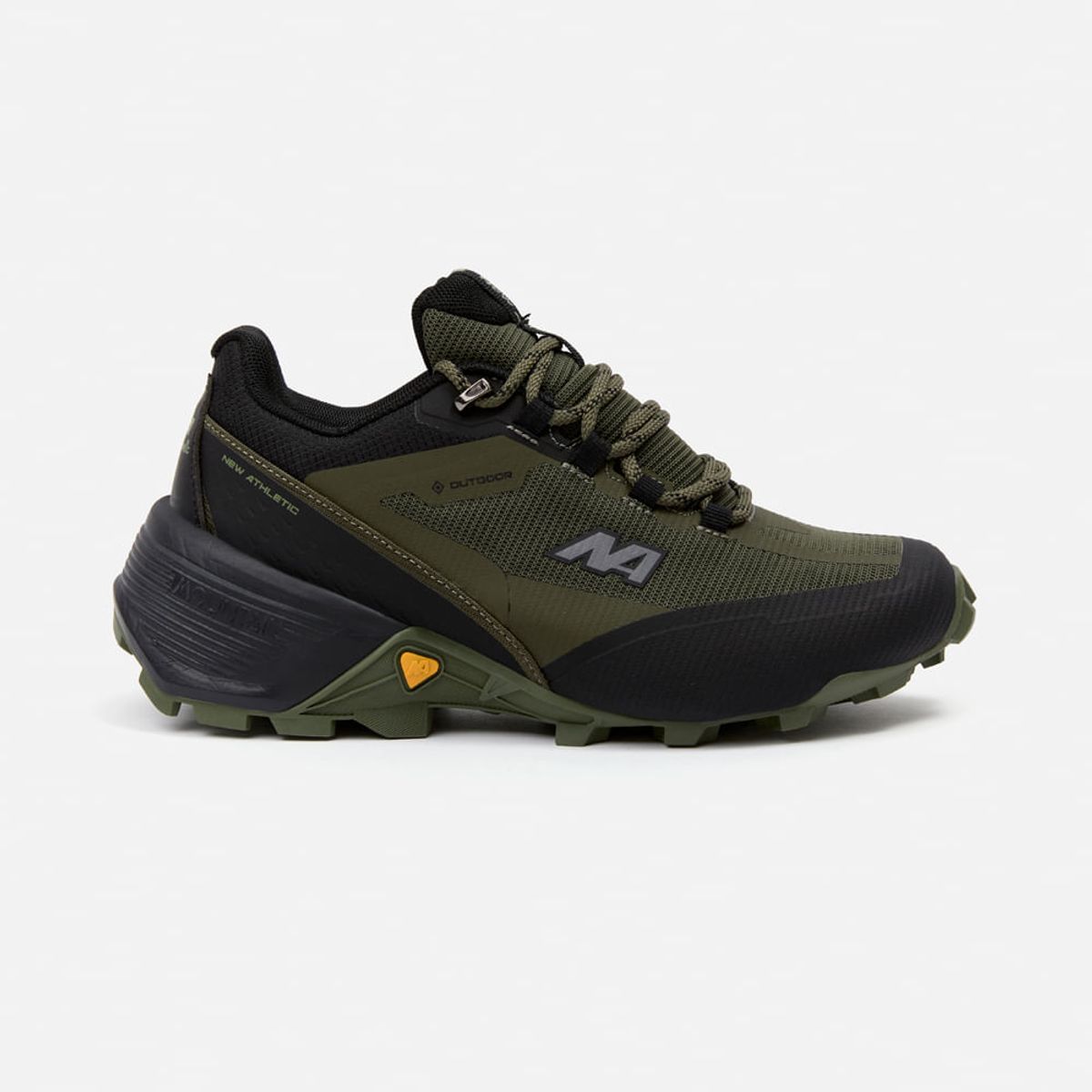 NEW ATHLETIC - Zapatillas New Athletic Outdoor Mountain68 Verde Militar Con Negro Mujer