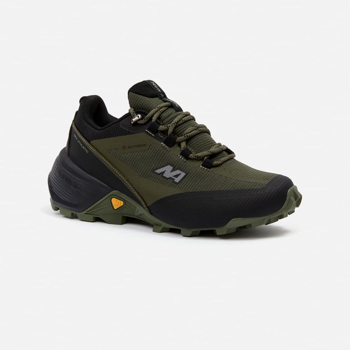 NEW ATHLETIC - Zapatillas New Athletic Outdoor Mountain68 Verde Militar Con Negro Mujer