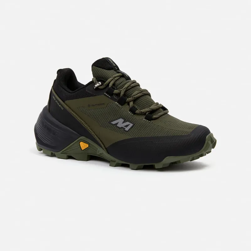 NEW ATHLETIC - Zapatillas New Athletic Outdoor Mountain68 Verde Militar Con Negro Mujer