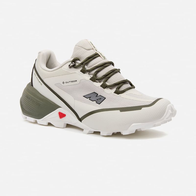 NEW ATHLETIC - Zapatillas New Athletic Outdoor Mountain68 Crema Con Verde Militar Hombre