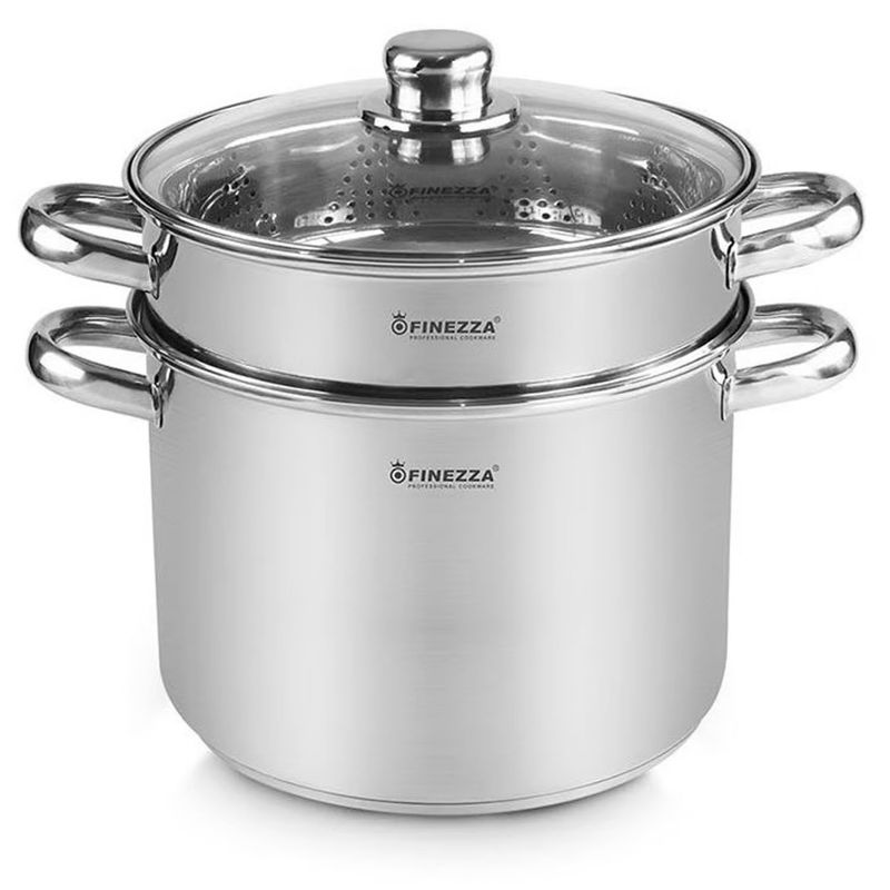 FINEZZA - Espaguetera Finezza FZ-0060SP-IN de Acero Inoxidable de 7L