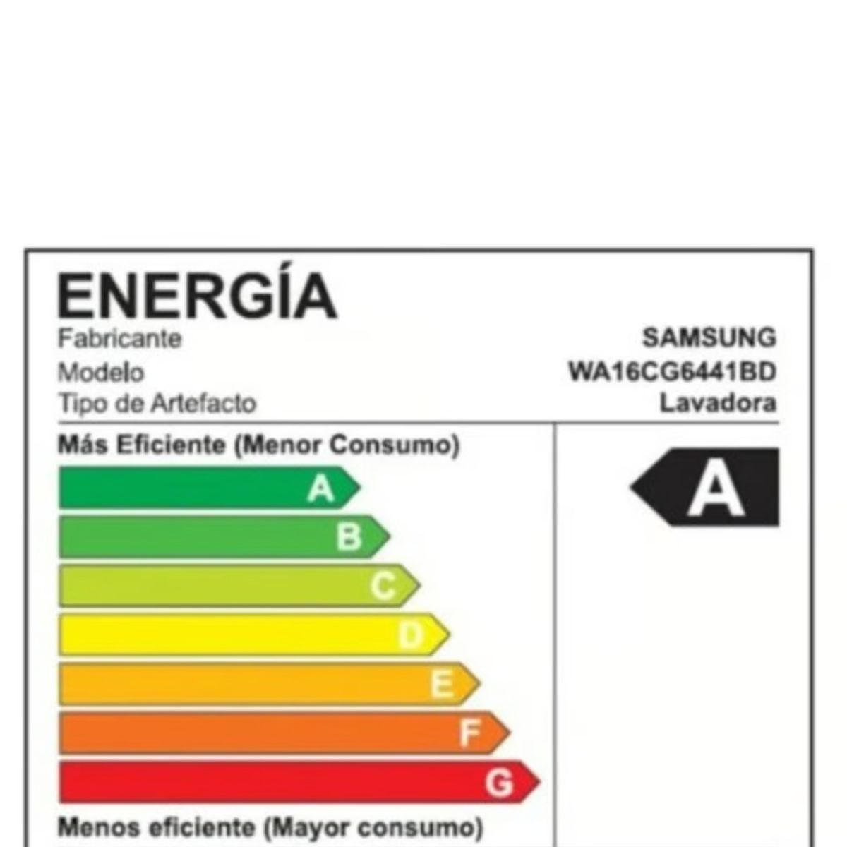 SAMSUNG - Lavadora Ecobubble 16kg Negro WA16CG6441BVPE