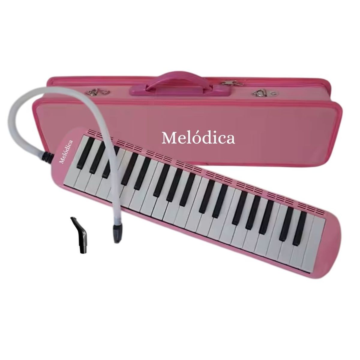 GENERICO - MELÓDICA 3 OCTAVAS CON ESTUCHE RÍGIDO ROSADO