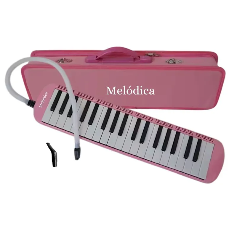 GENERICO - MELÓDICA 3 OCTAVAS CON ESTUCHE RÍGIDO ROSADO