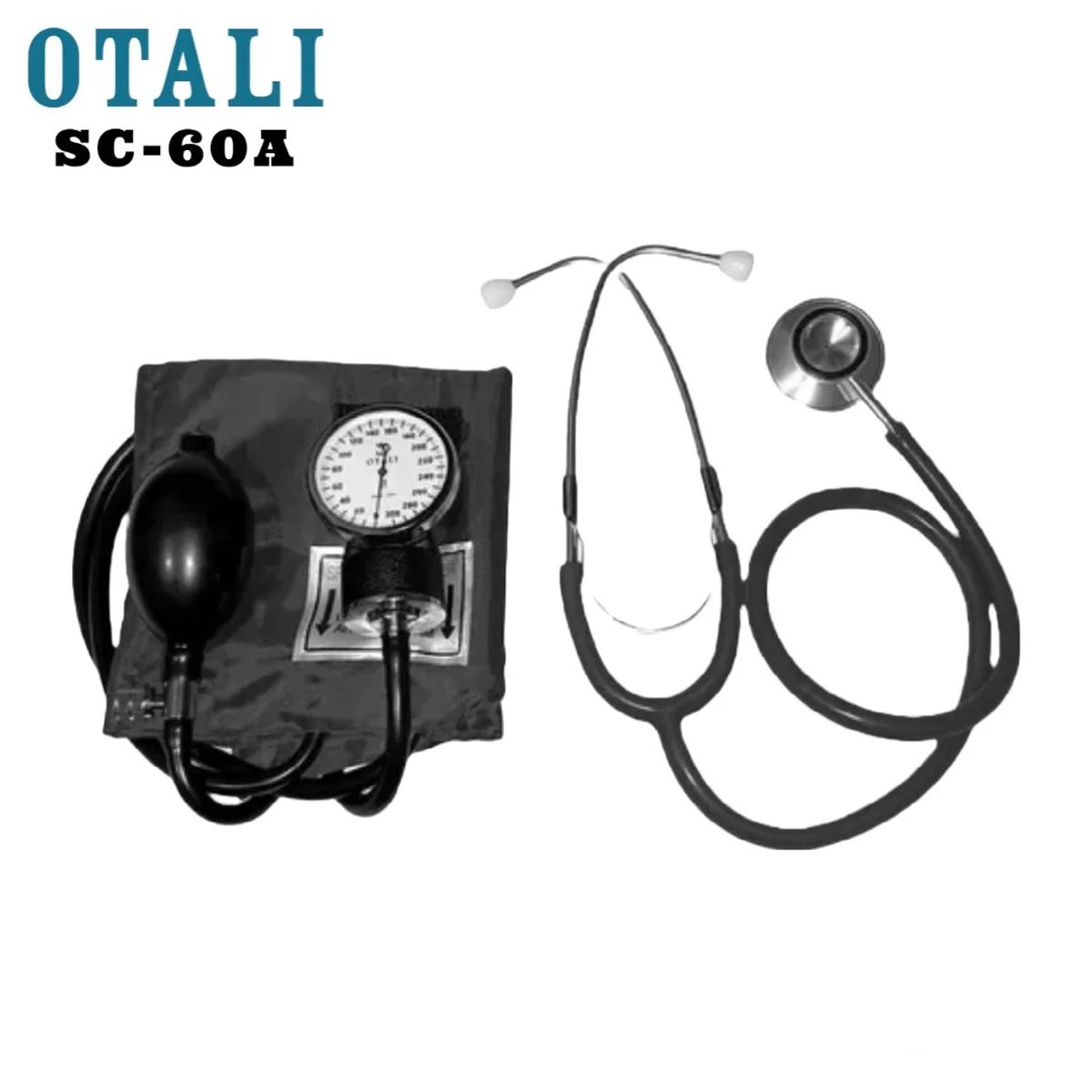 GENERICO - TENSIOMETRO MANUAL MAS ESTETOSCOPIO COLOR GRIS