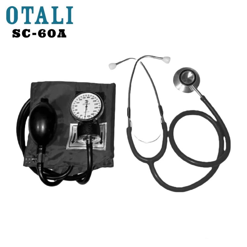 GENERICO - TENSIOMETRO MANUAL MAS ESTETOSCOPIO COLOR GRIS
