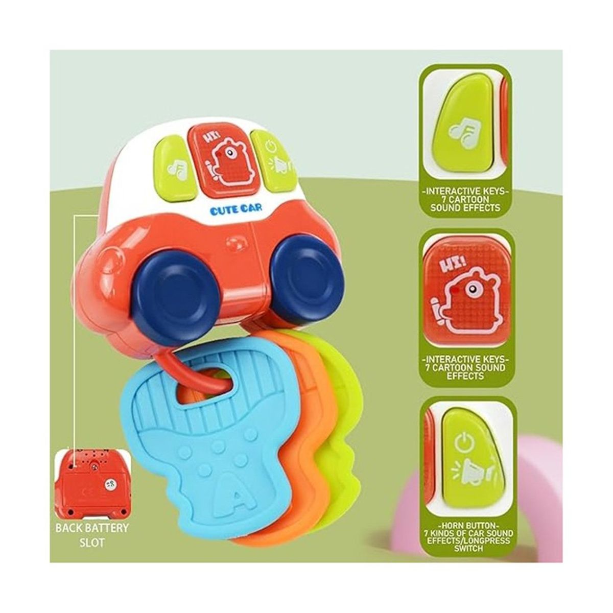 GENERICO - Sonaja llavero musical