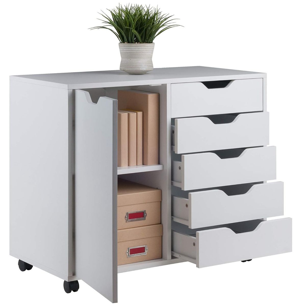 GENERICO - Mueble Archivador Con Ruedas Baly Amore Home