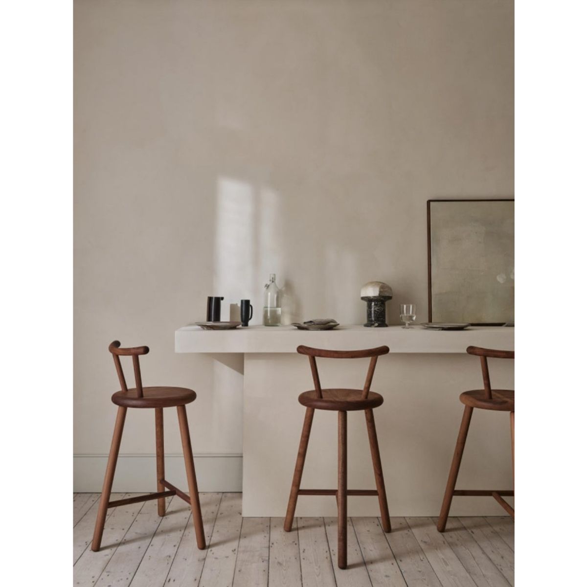 GENERICO - Banco de Bar Xiomi de Madera Pandora Home