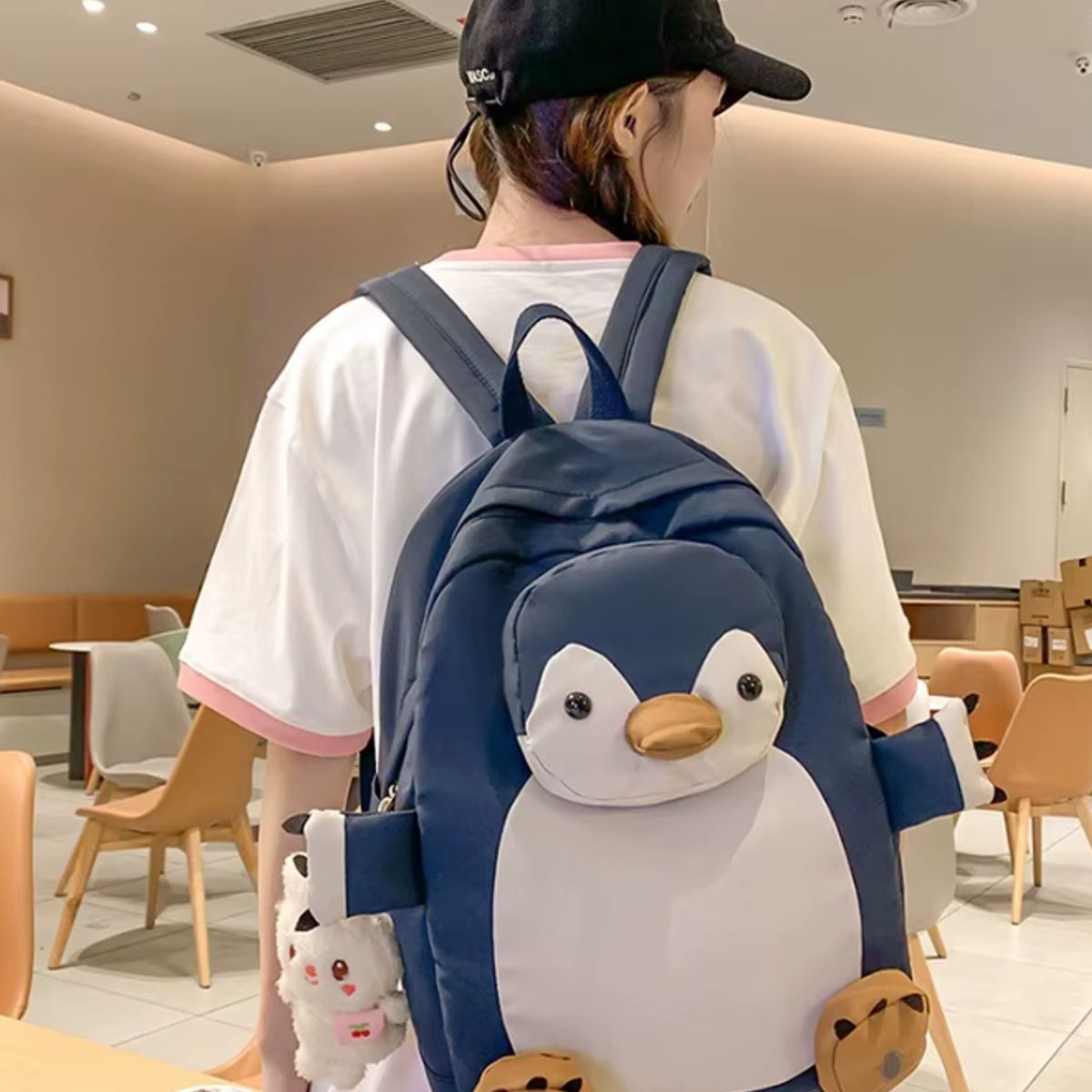 GENERICO - MOCHILA PINGUINO KAWAII UNISEX