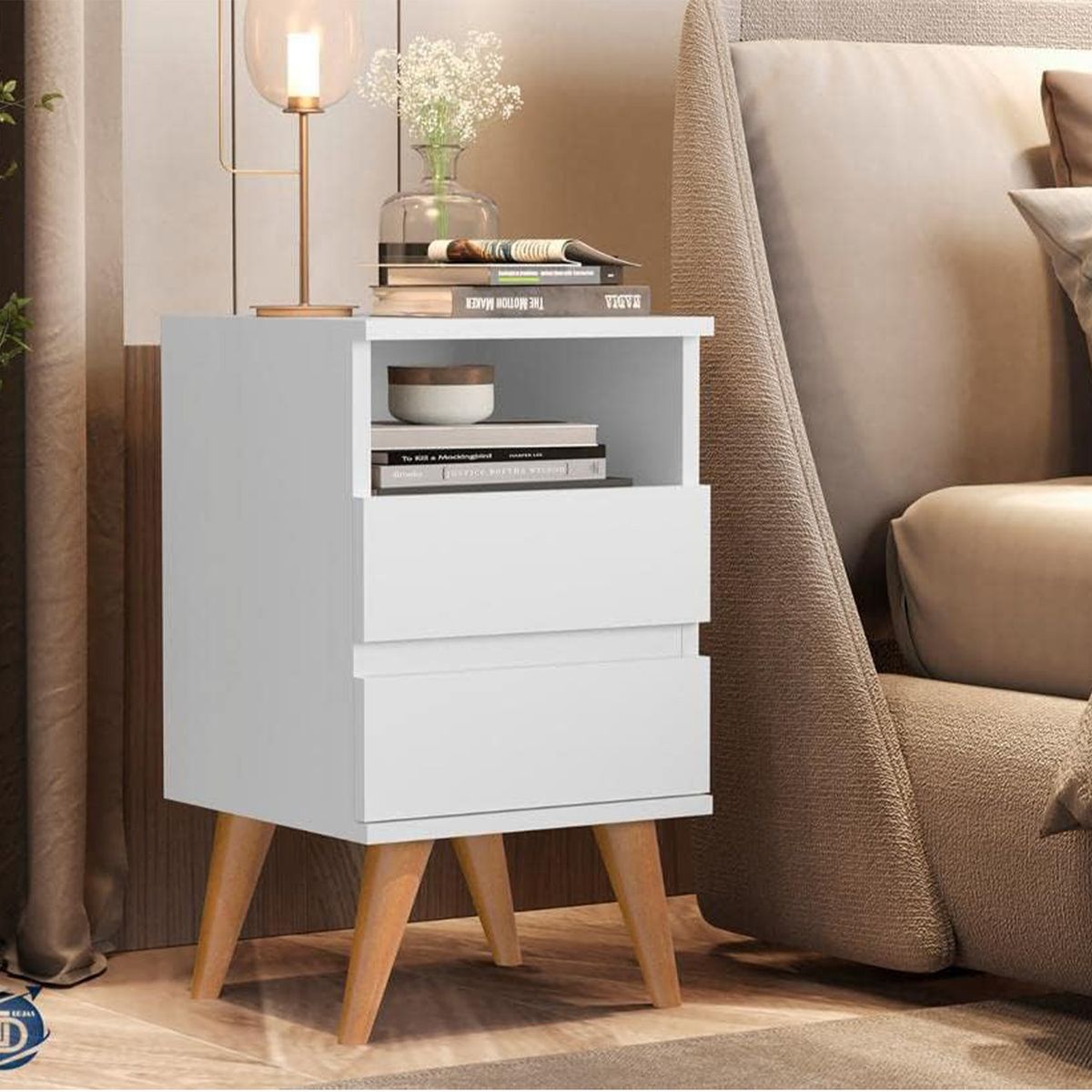 GENERICO - Velador Moderno X2UND Isidora Amore Home