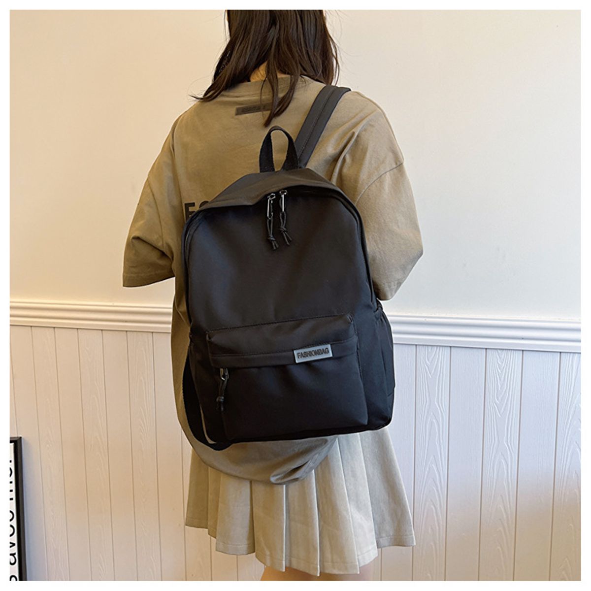 BLWOENS - Mochilas escolares para niñas - Negro