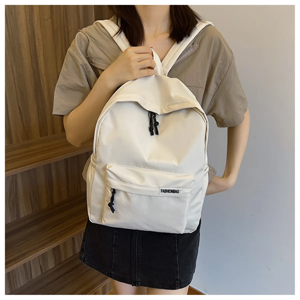 BLWOENS - Mochilas escolares para niñas - Blanco