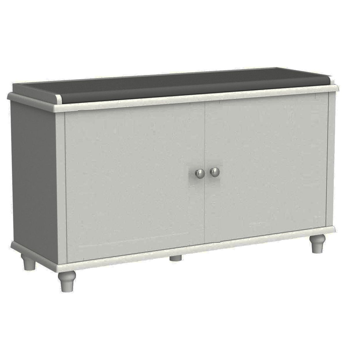 GENERICO - Zapatera Con Asiento Tapizado Danna  Amore Home