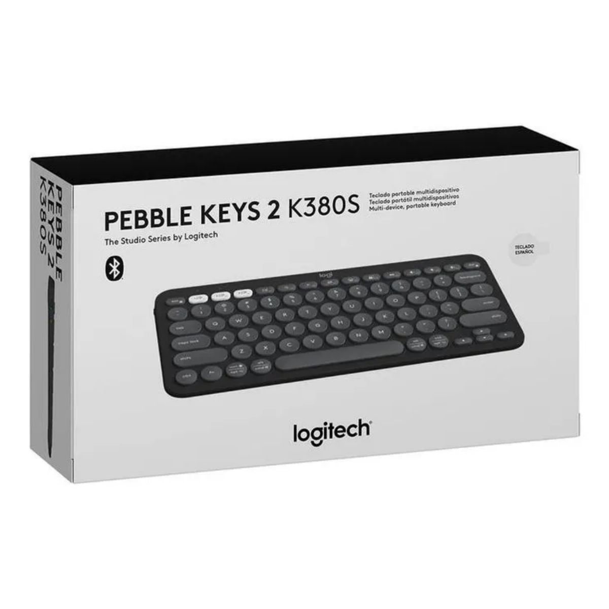 LOGITECH - TECLADO LOGITECH PEBBLE 2 K380S BLUETOOTH/WIRELESS SP GRAPHITE