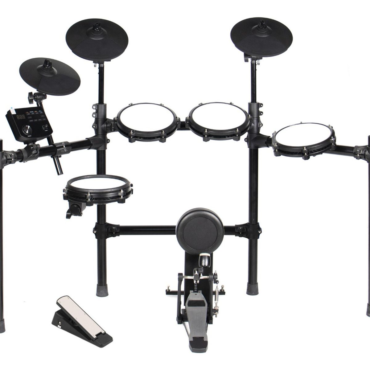 QUICK - Batería Electrónica Profesional De 8 Piezas Con Real Mesh