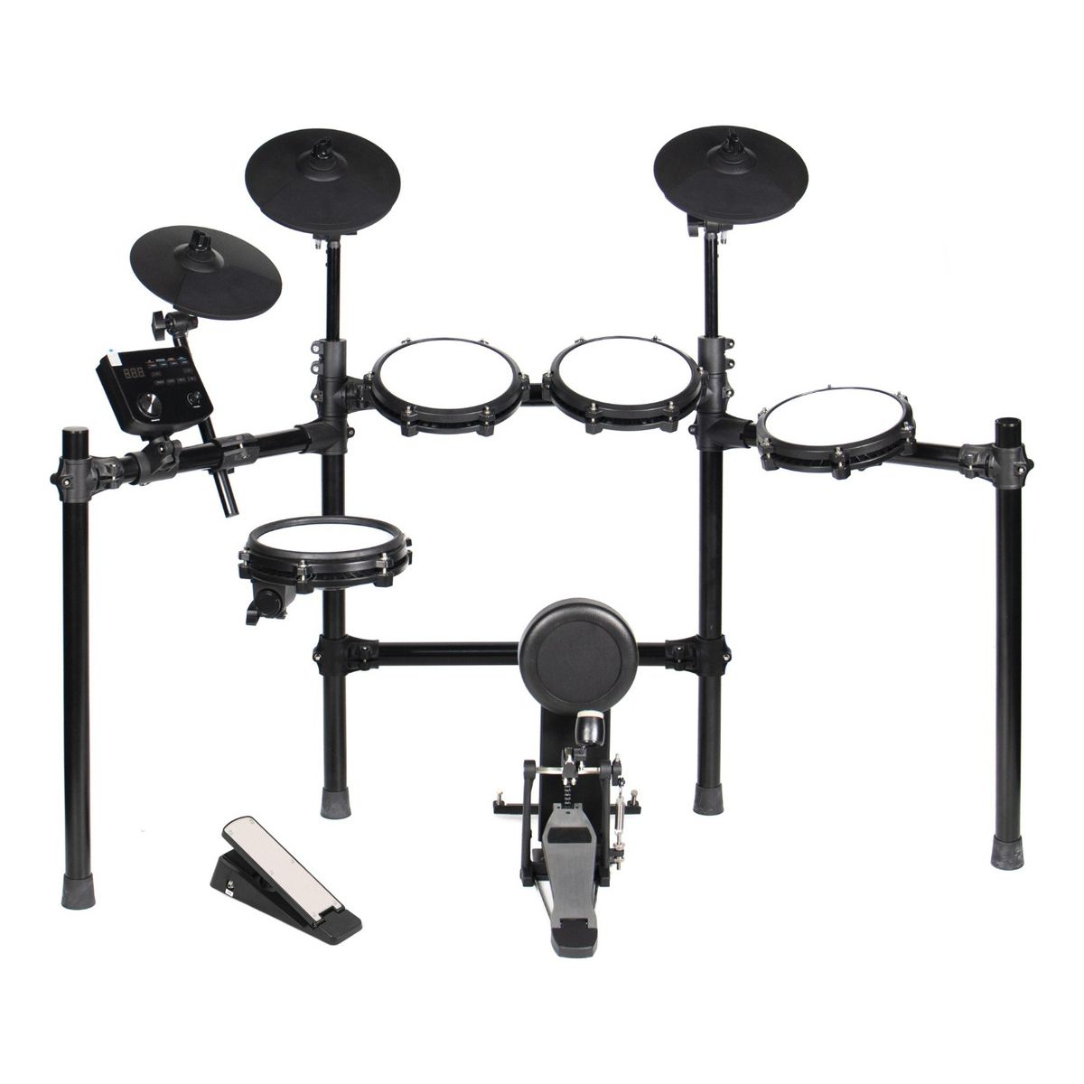 QUICK - Batería Electrónica Profesional De 8 Piezas Con Real Mesh