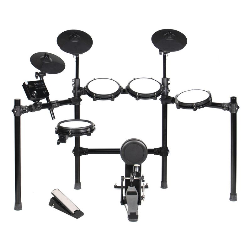 QUICK - Batería Electrónica Profesional De 8 Piezas Con Real Mesh