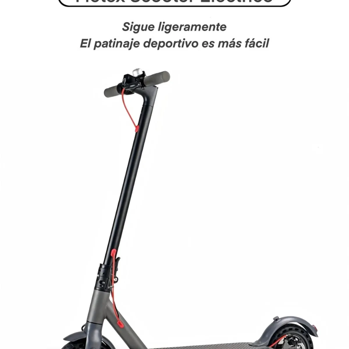 U BUY - Scooter Adulto Eléctrico Plegable 25 Kmh Color Negro