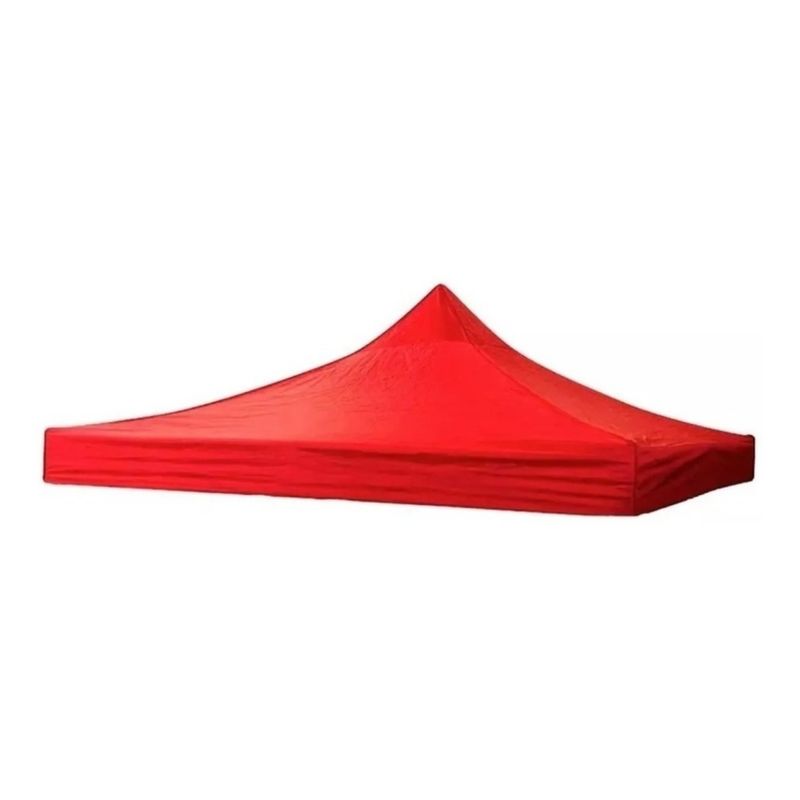 U BUY - Carpa Lona Repuesto Toldo 3x3 Impermeable Filtro Uv rojo