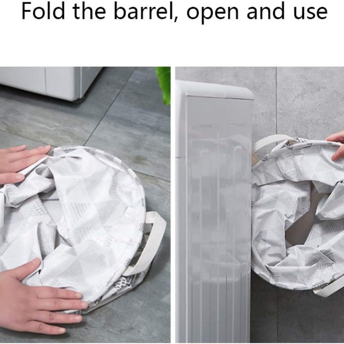 GENERICO - CESTA CANASTO DE ROPA SUCIA 62 LITROS PLEGABLE