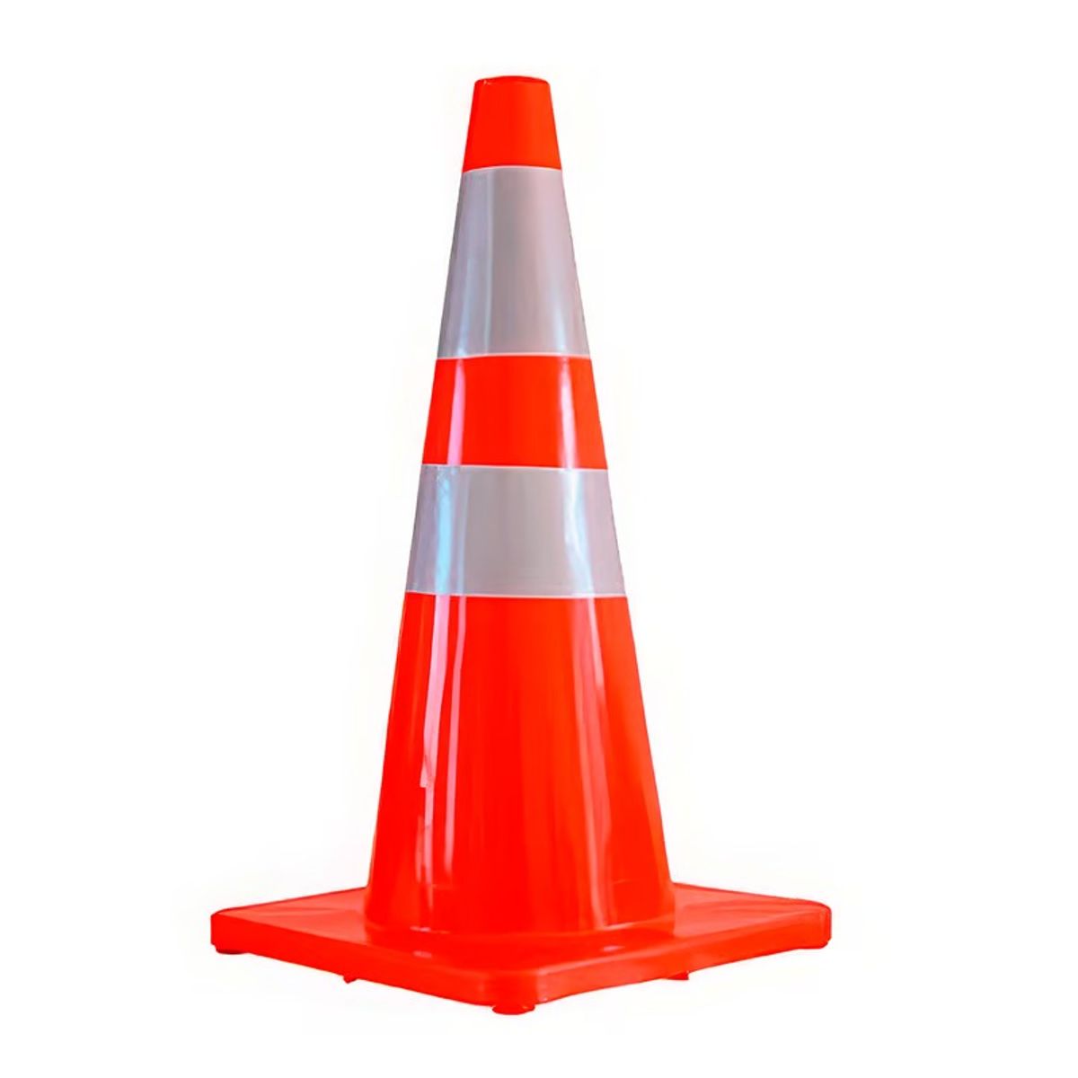 GENERICO - Cono de Seguridad Vial Reflectivo PVC 70cm