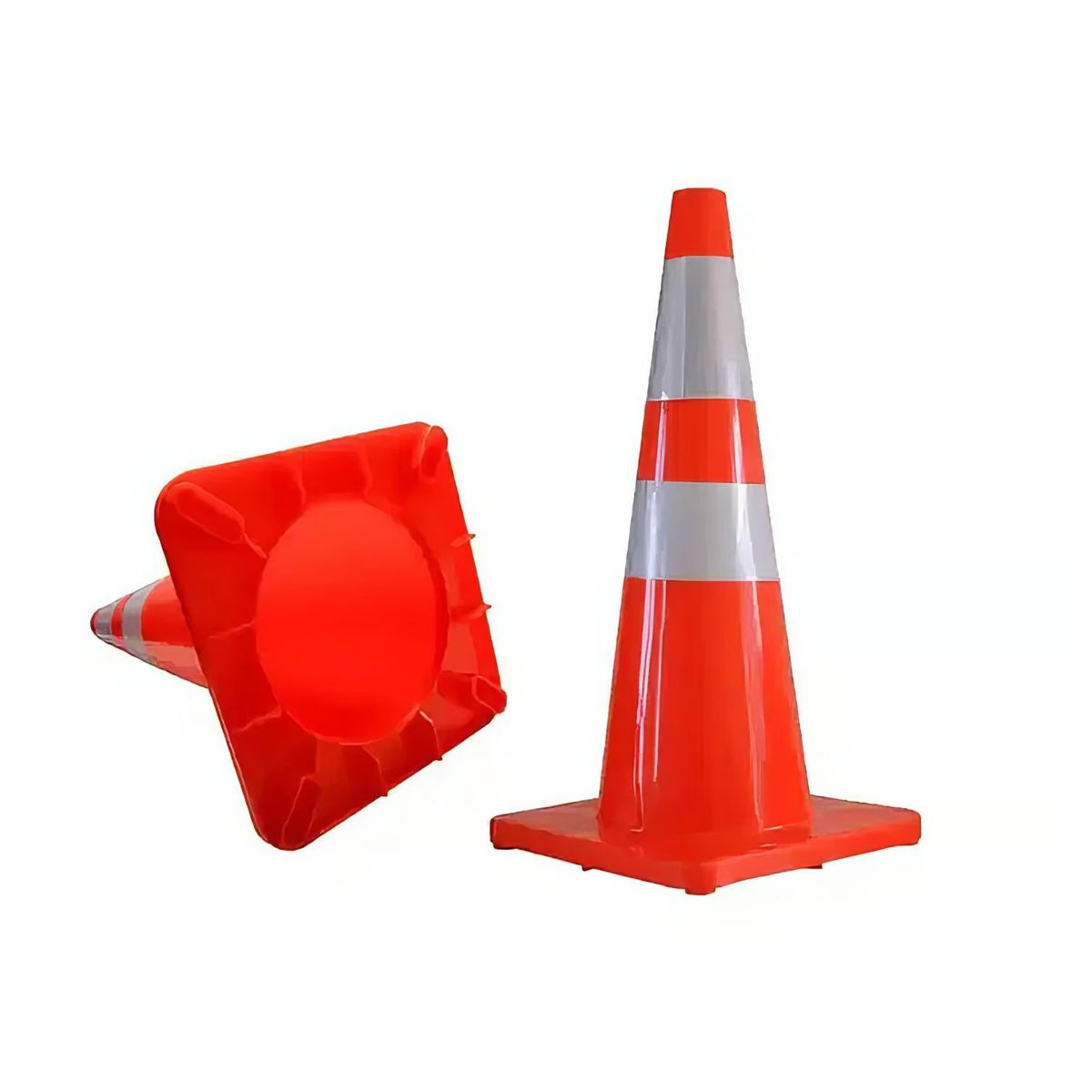 GENERICO - Cono de Seguridad Vial Reflectivo PVC 70cm