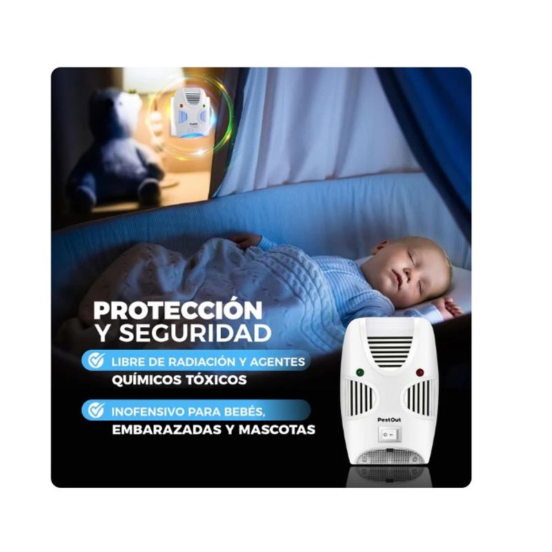 GENERICO - Repelente de cucarachas zancudos ratas y plagas portátil