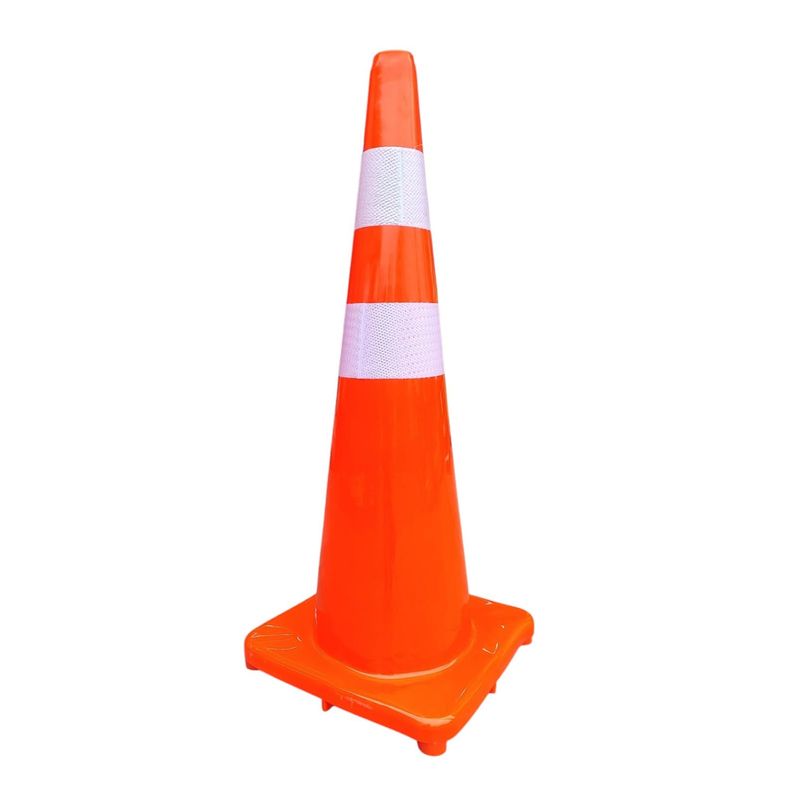 GENERICO - Cono De Seguridad Vial Reflectivo PVC 90cm