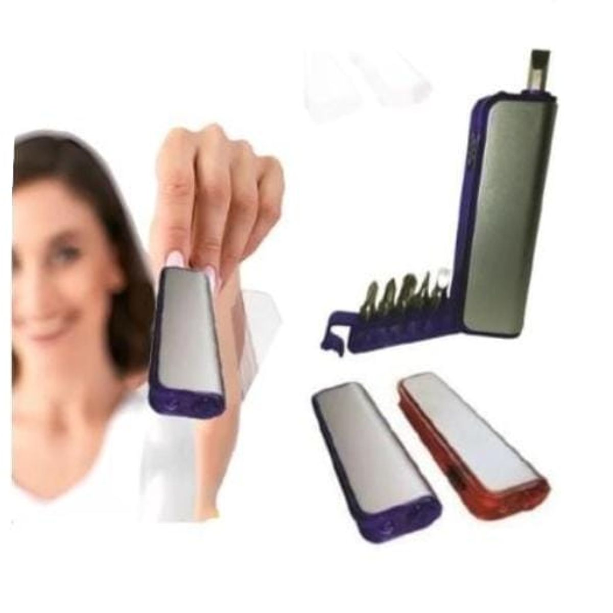 GENERICO - mini desarmador set 6 accesorio en estuche