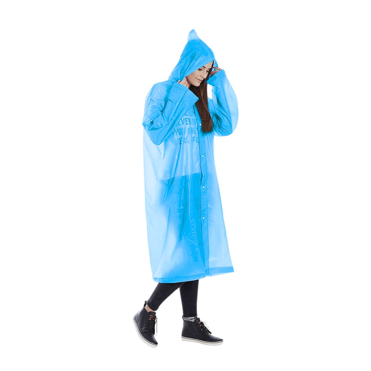 GENERICO - Poncho Para Lluvia Ligero Impermeable  - AZULINO