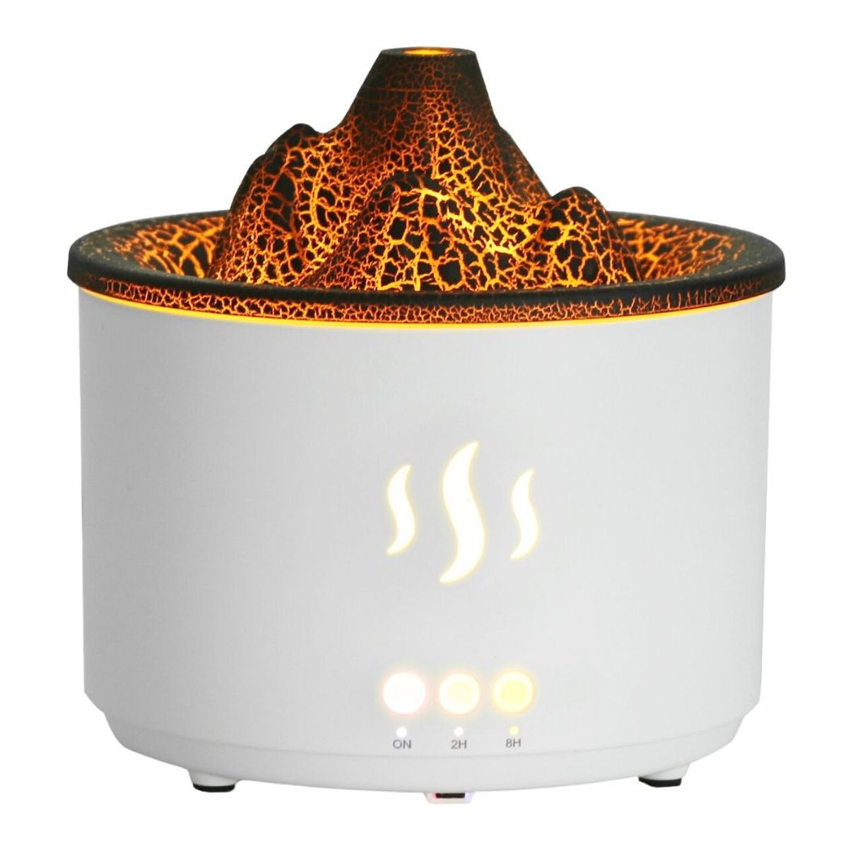 OEM - Humidificador Volcán 3D 400ML Difusor de Aromas con Control YX-1501