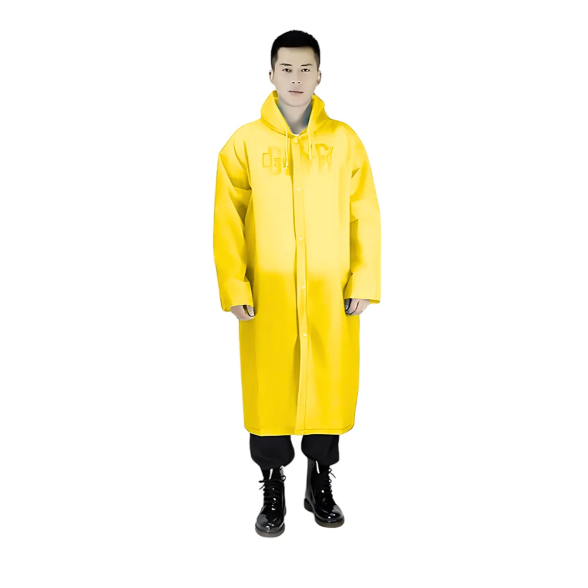 GENERICO - Poncho Para Lluvia Ligero Impermeable - AMARILLO