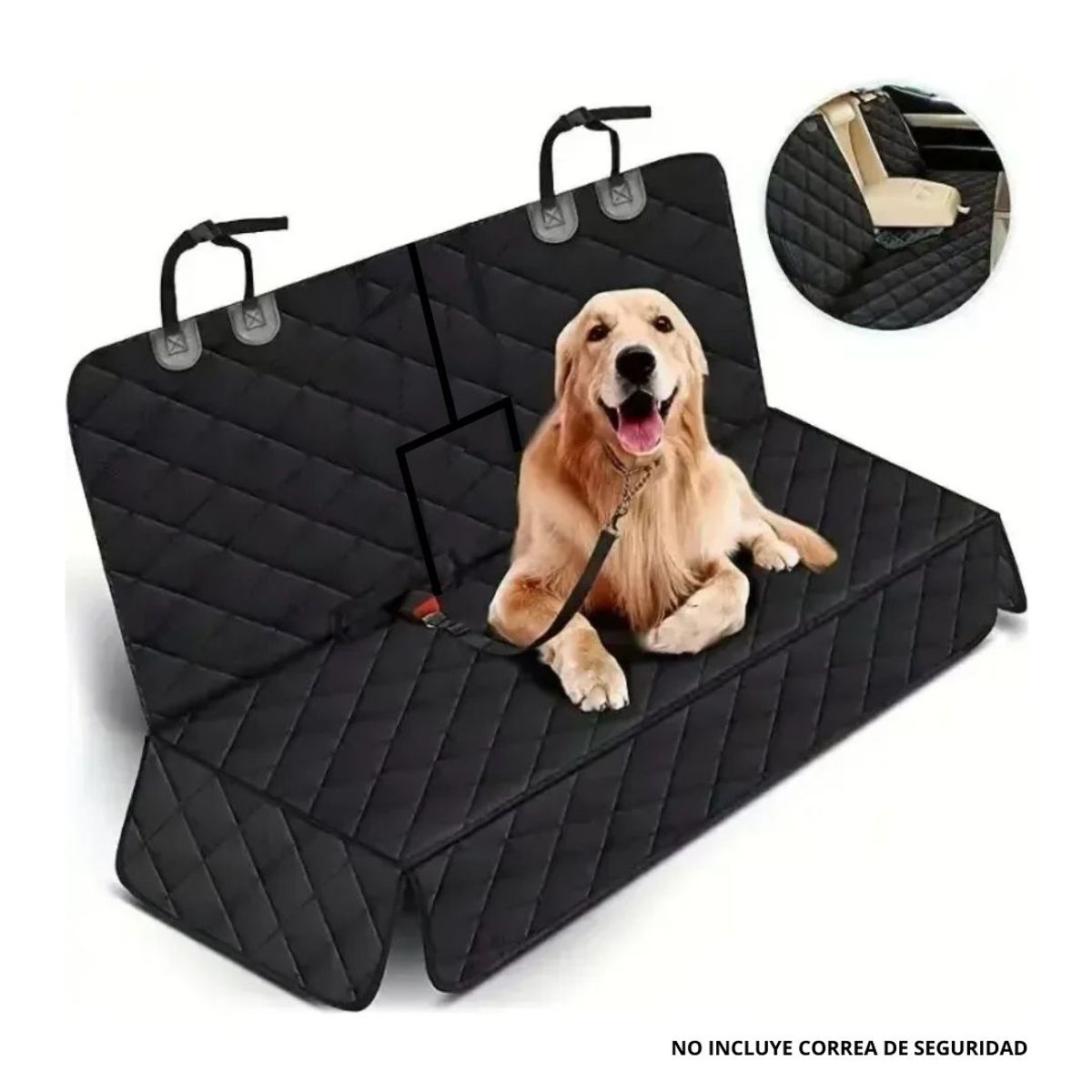 GENERICO - Cobertor Cubre Asientos Trasero y Cierre Posa-vasos