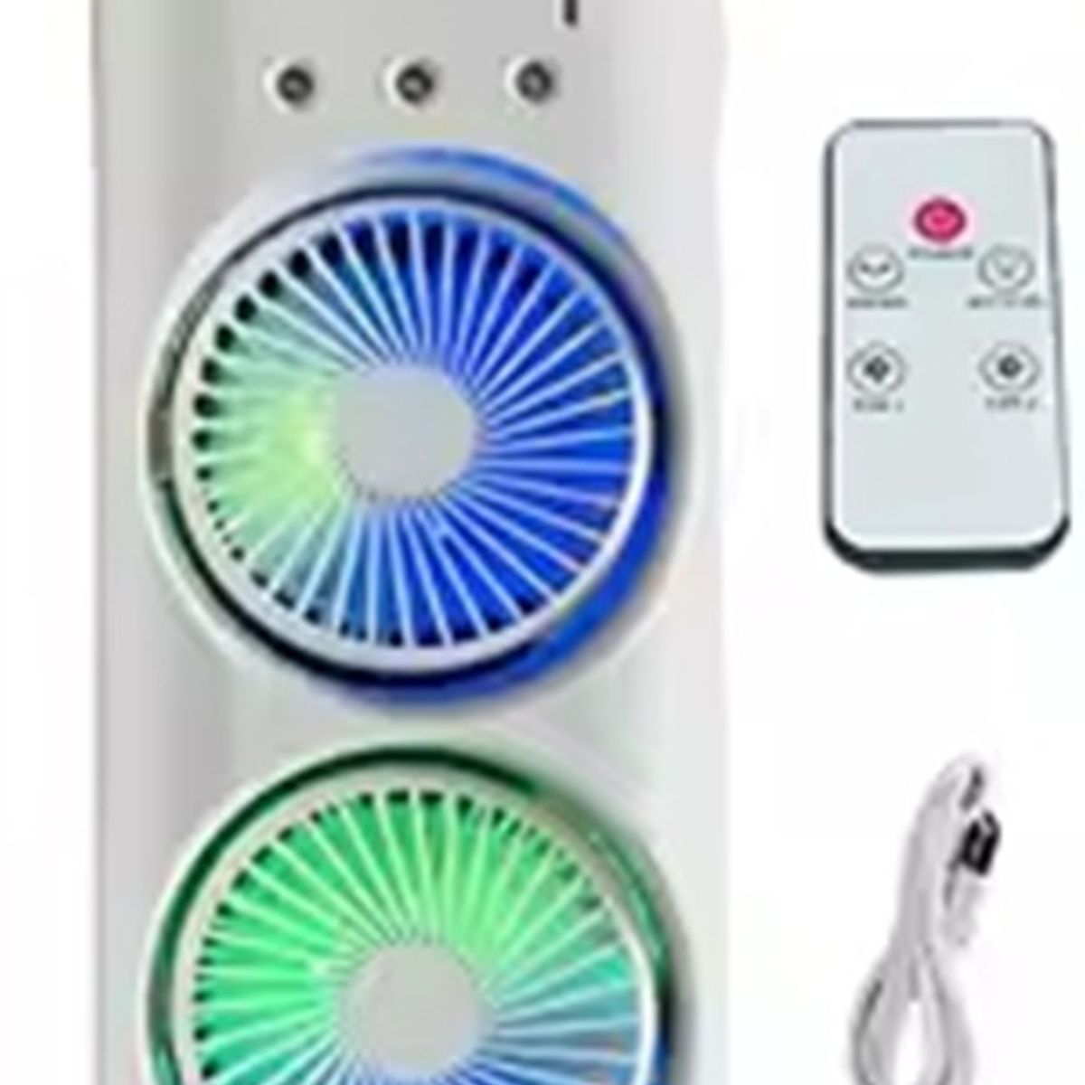 GENERICO - Ventilador Portatil Con Control Remoto