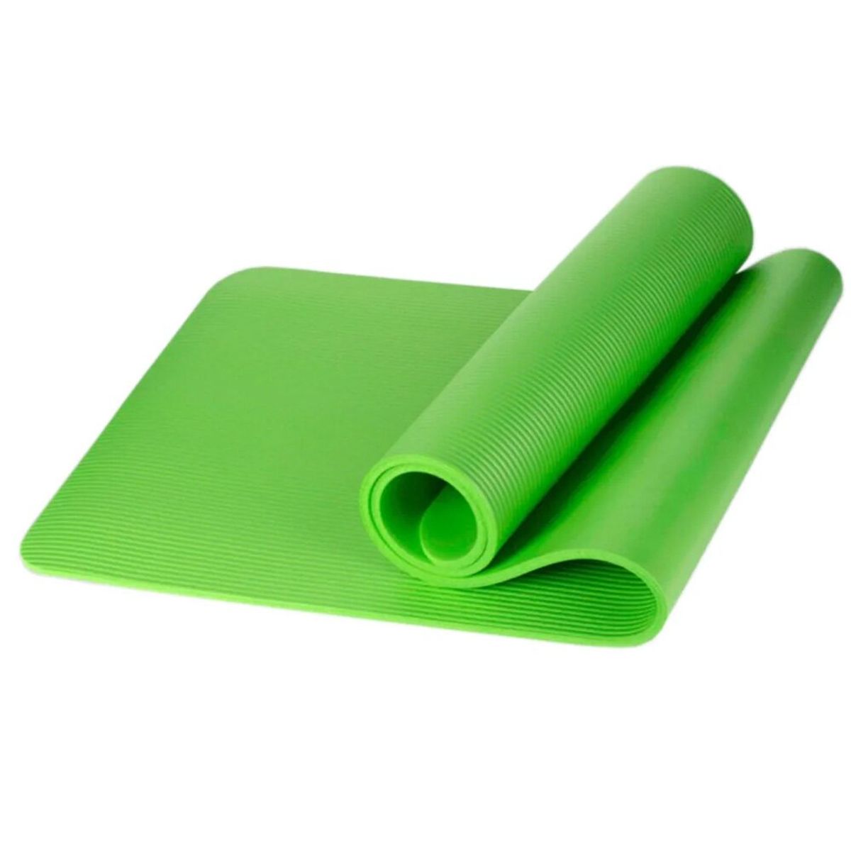 GENERICO - Mat de Yoga Pilates 10 mm con Elástico Portátil