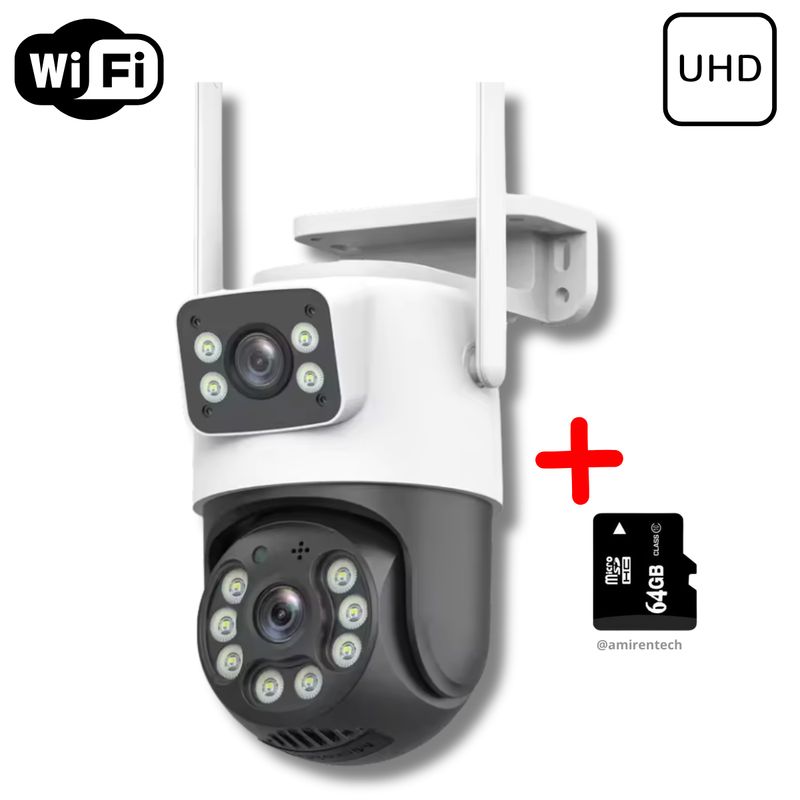 GENERICO - Camaras IP Wifi UHD + 1 Memorias de 15 dias