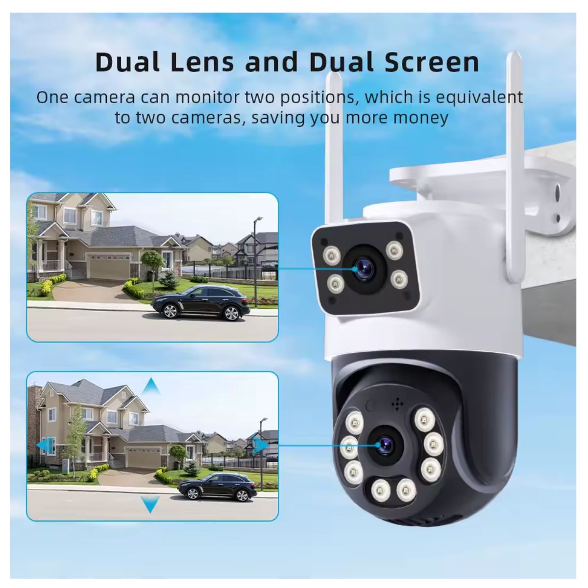 GENERICO - Camaras IP Wifi UHD + 1 Memorias de 15 dias