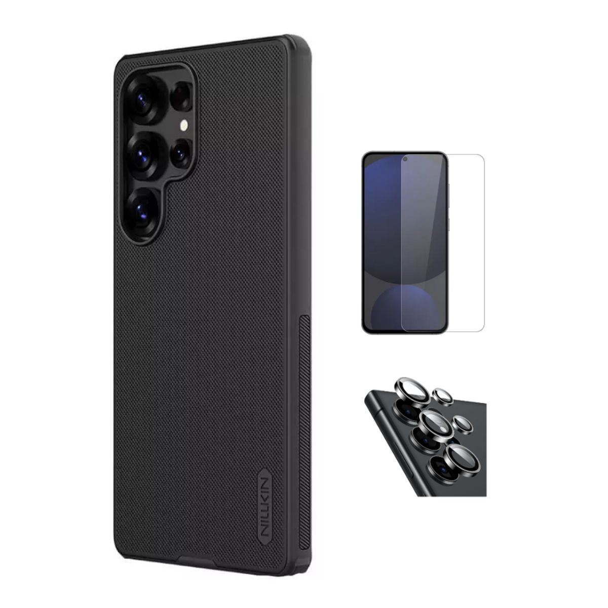 NILLKIN - CASE NILLKIN FROSTED SAMSUNG GALAXY S25 ULTRA Y VIDRIOS