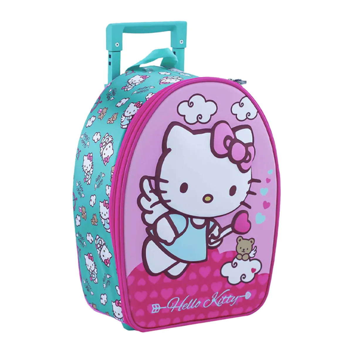SCOOL - SET RANGER MOCHILA + LONCHERA + CARTUCHERA HELLO KITTY 3D