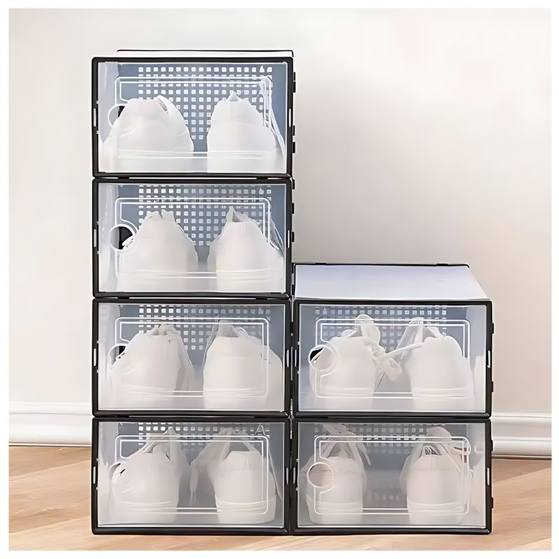 GENERICO - Set 20 Cajas Organizador de Zapatos reforzado con doble tapa